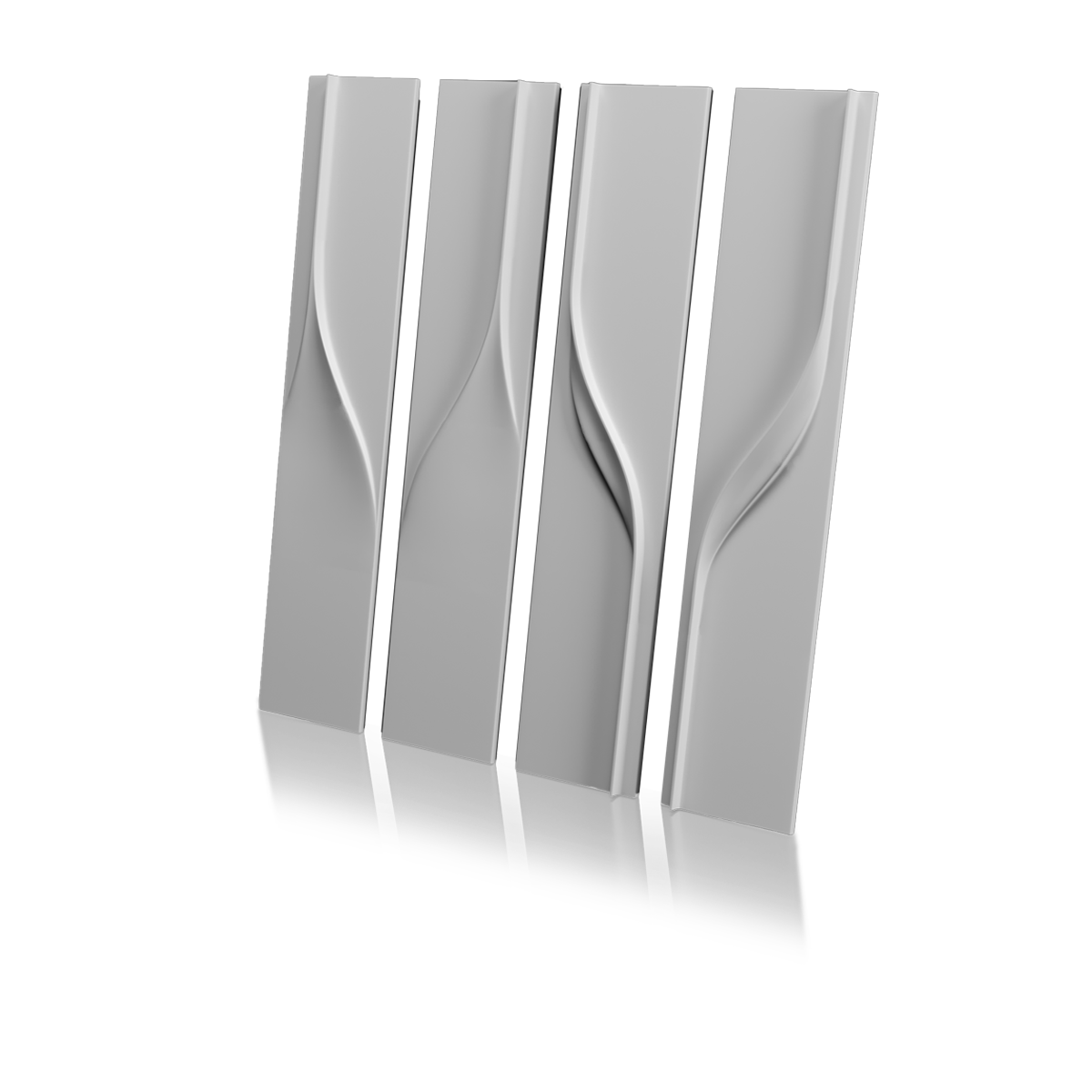 3D Дизайнерское панно из гипса PERFECTO 2400x2000 мм, 4.8 м2