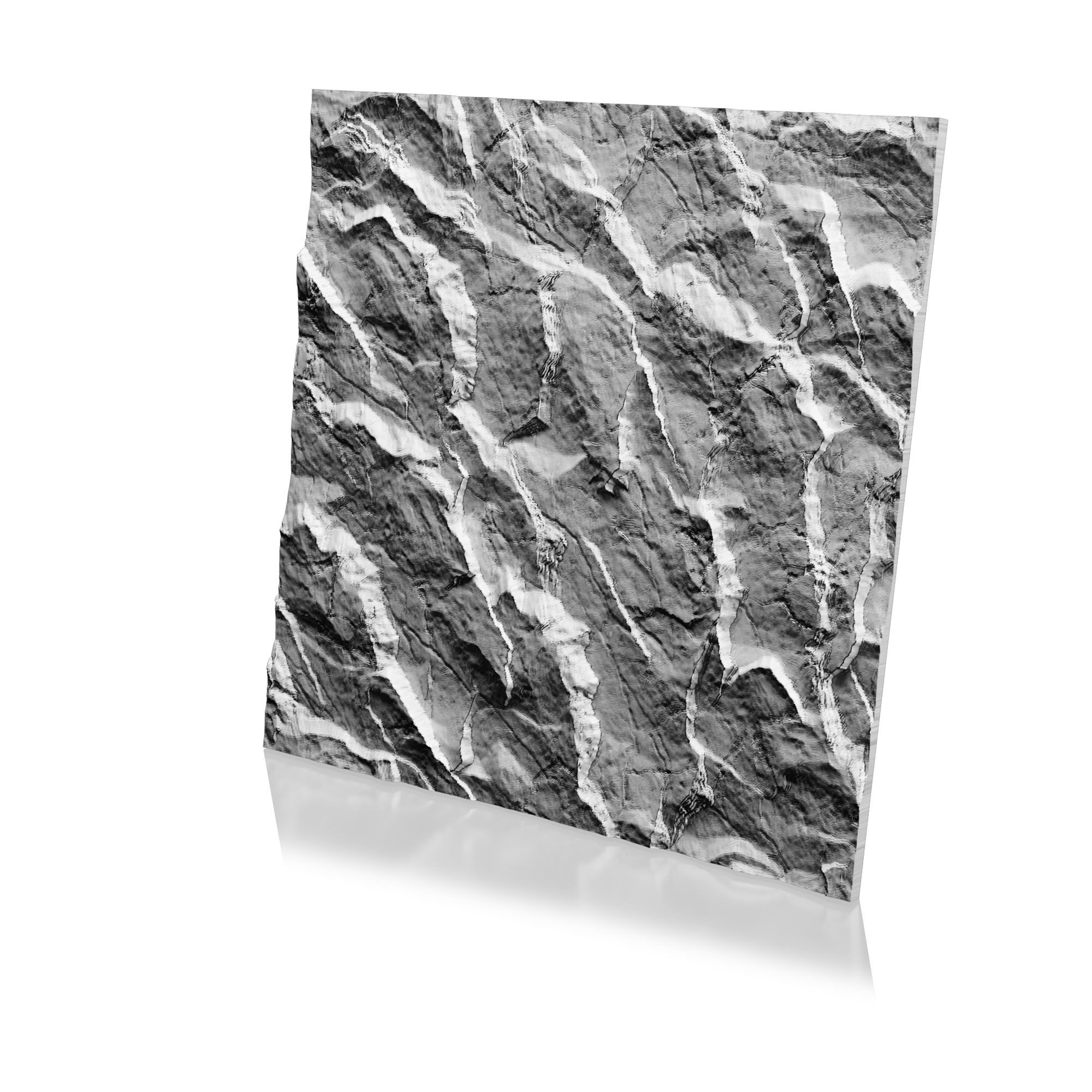 3D Дизайнерское панно из гипса ARRAKIS 3000х3000 мм, 9 м2