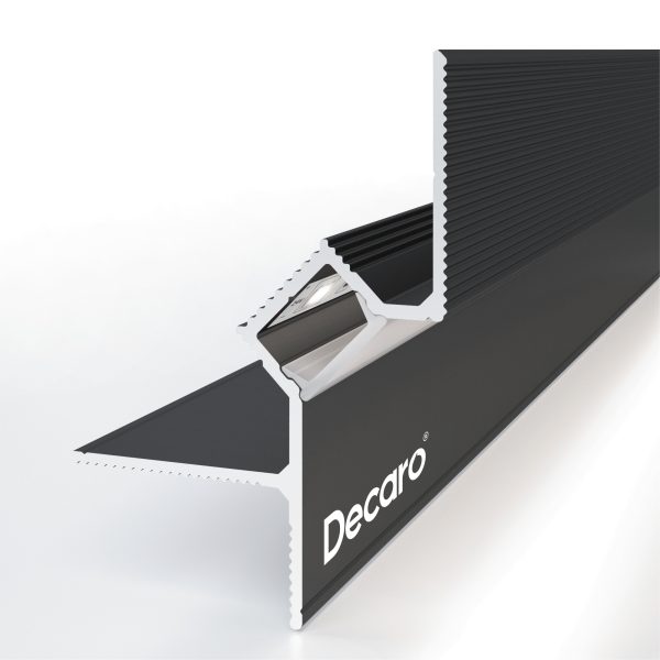 Теневой профиль Decaro Engineering D005A, анодированный черный, длина 2м