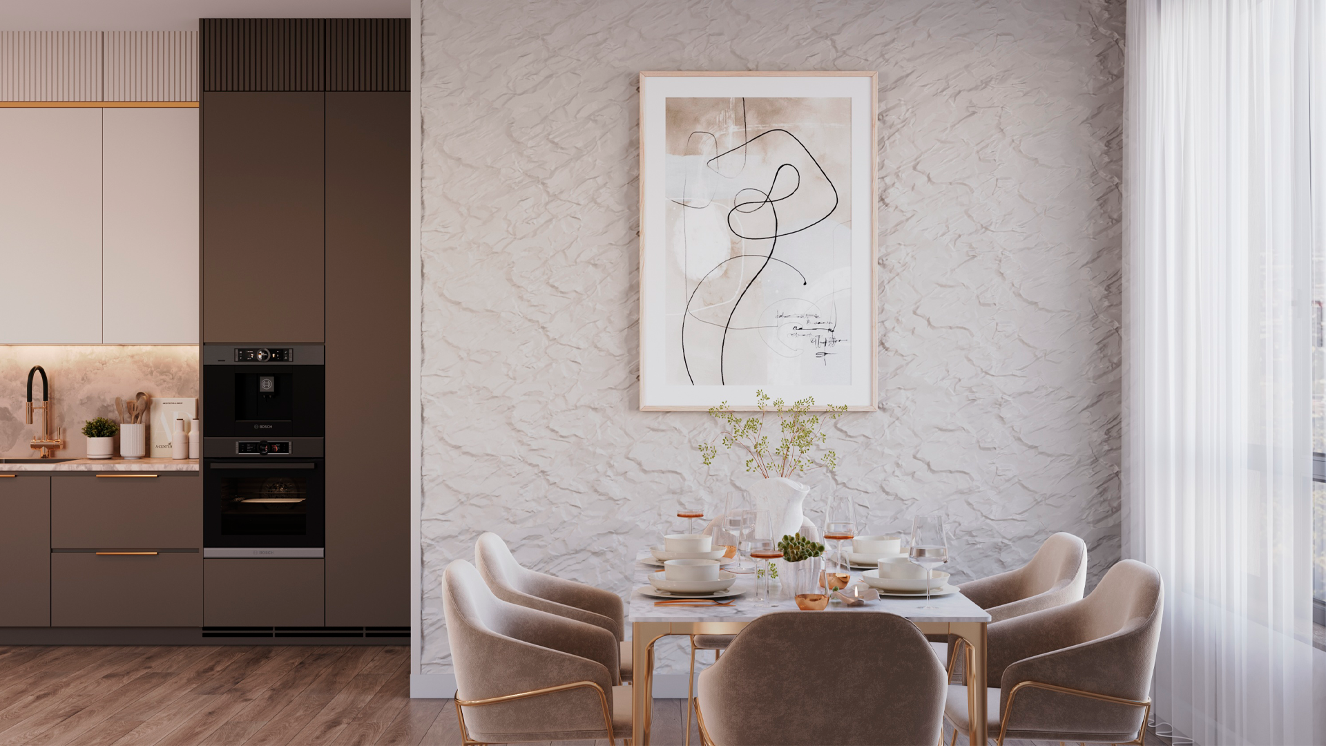 3D Дизайнерская панель из гипса ATACAMA-2  600х600 мм, 0.36 м2