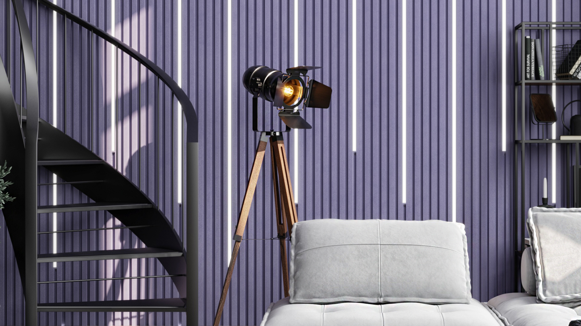 3D Дизайнерская панель из гипса PARALINE 1 600x600 мм, 0.36 м2