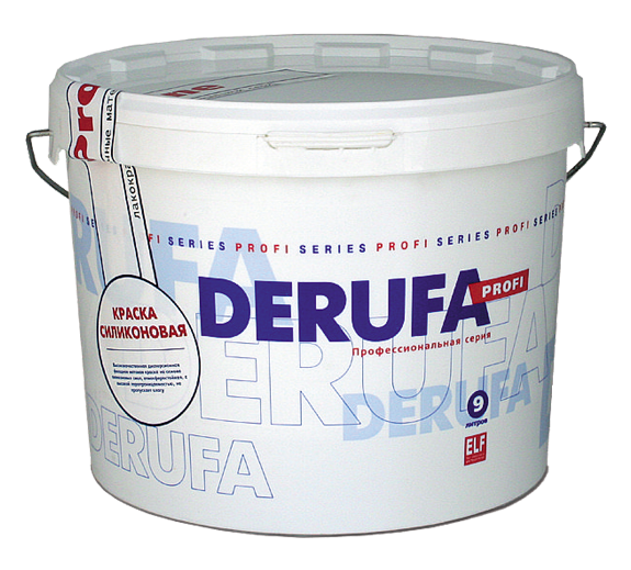Краска DERUFA PROFI Силиконовая (9л) С