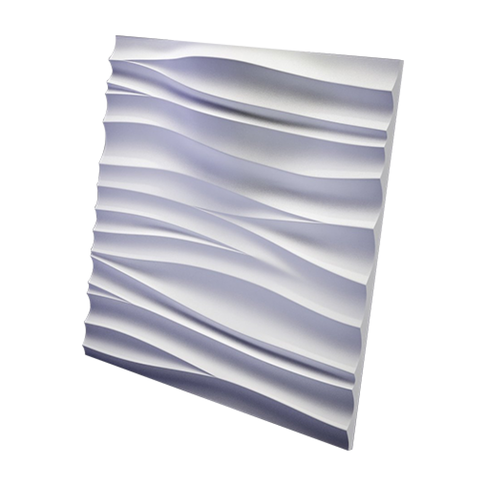 3D Дизайнерская панель из гипса SANDY-2 LED WHITE 3 модуля 600x600 мм, 0.36 м2