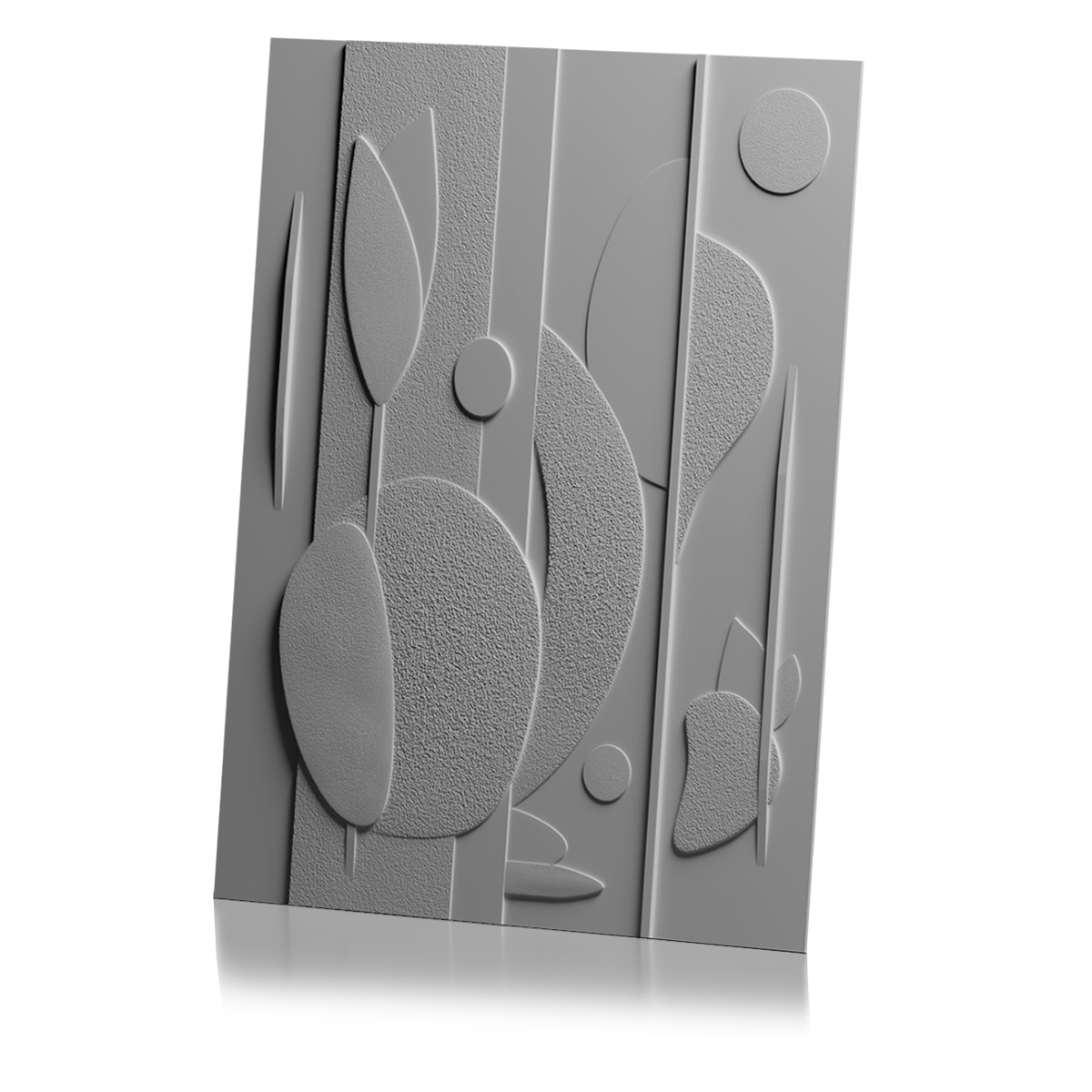 3D Дизайнерское панно из гипса PICASSO 3000х2400 мм, 7.2 м2