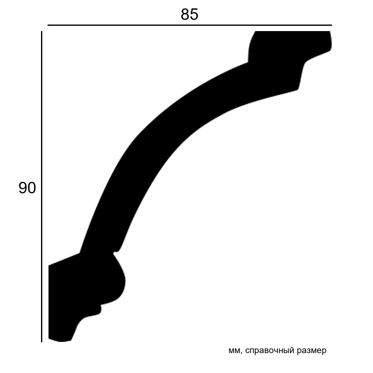 Карниз гибкий 1.50.125
