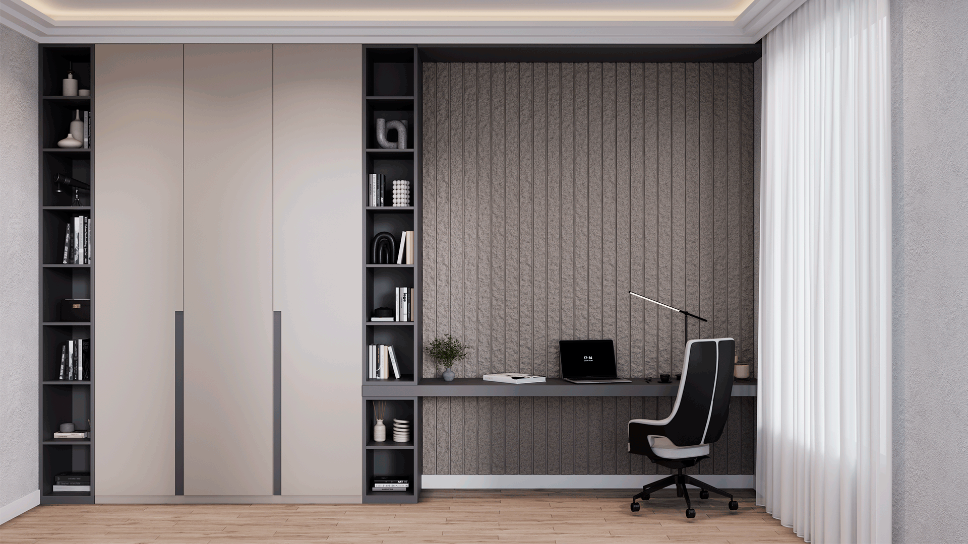 3D Дизайнерская панель из гипса SKETCH 600x600 мм, 0.36 м2