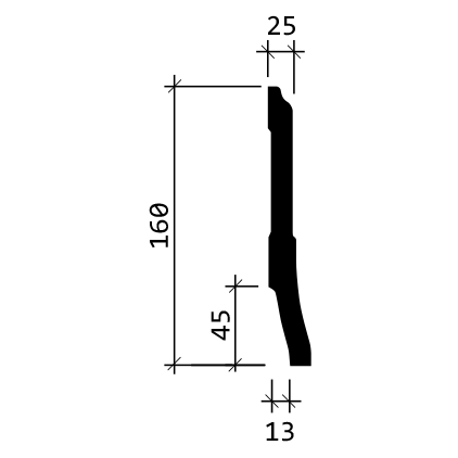 Плинтус гибкий 1.53.105