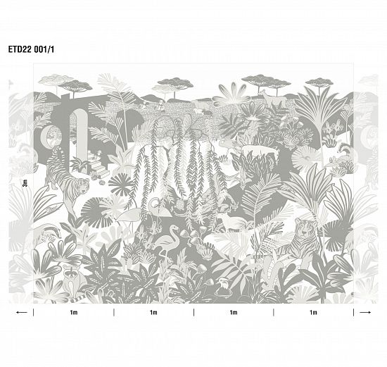 Панно ETUDE II ETD 22 001/1, кв.м.