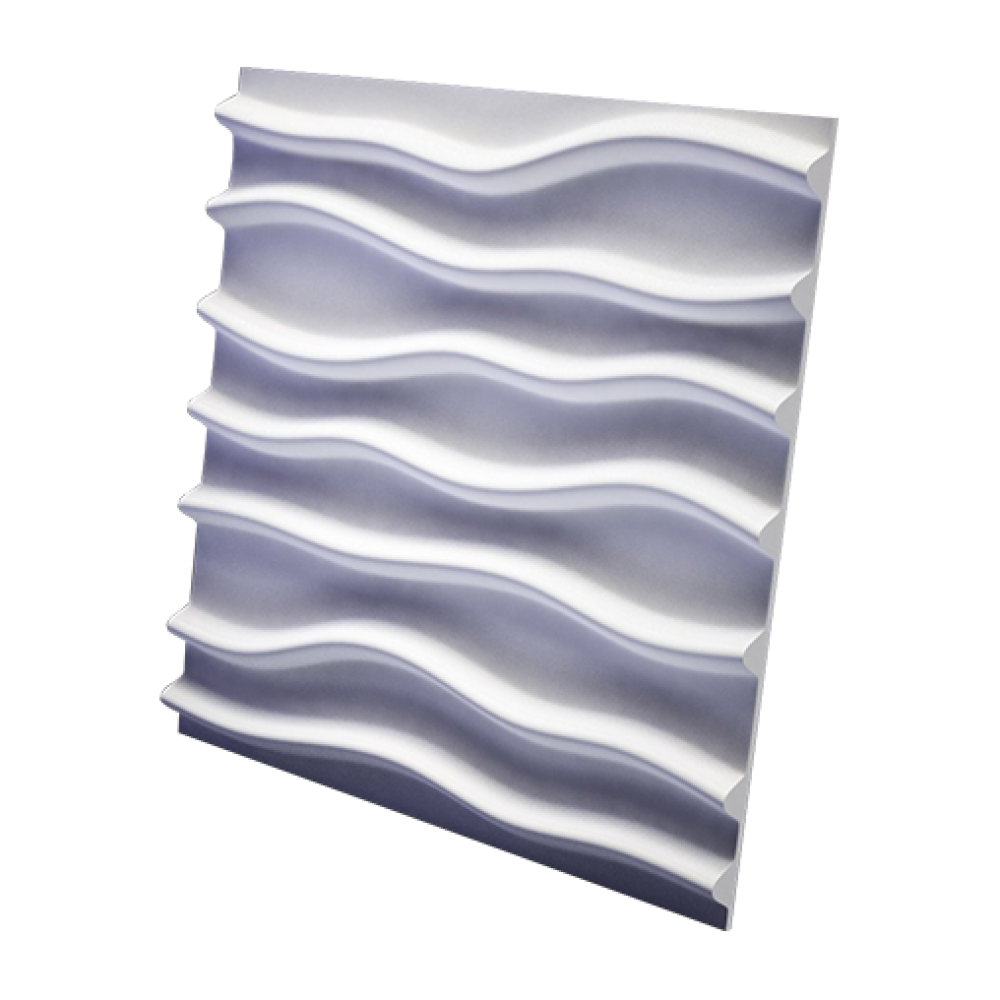 3D Дизайнерская панель из гипса STEMS 600x600 мм, 0.36 м2