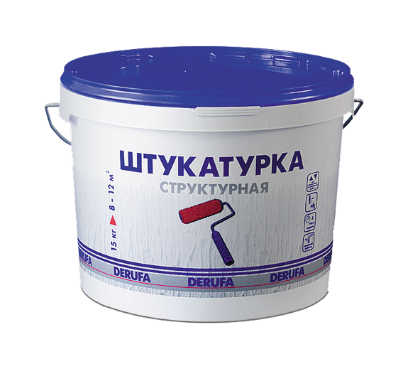 Штукатурка DERUFA PROFI структурная под валик (15кг)