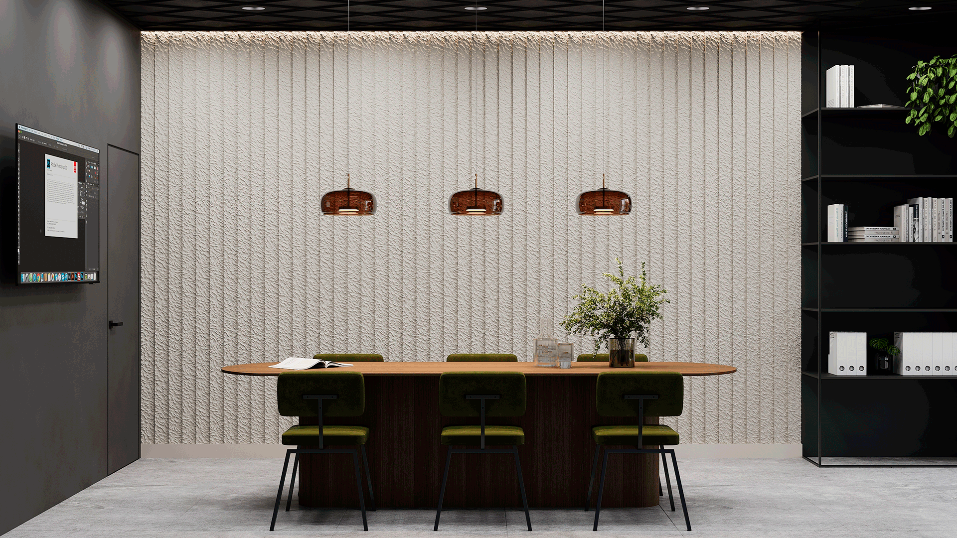 3D Дизайнерская панель из гипса WALLFROST 600x600 мм, 0.36 м2