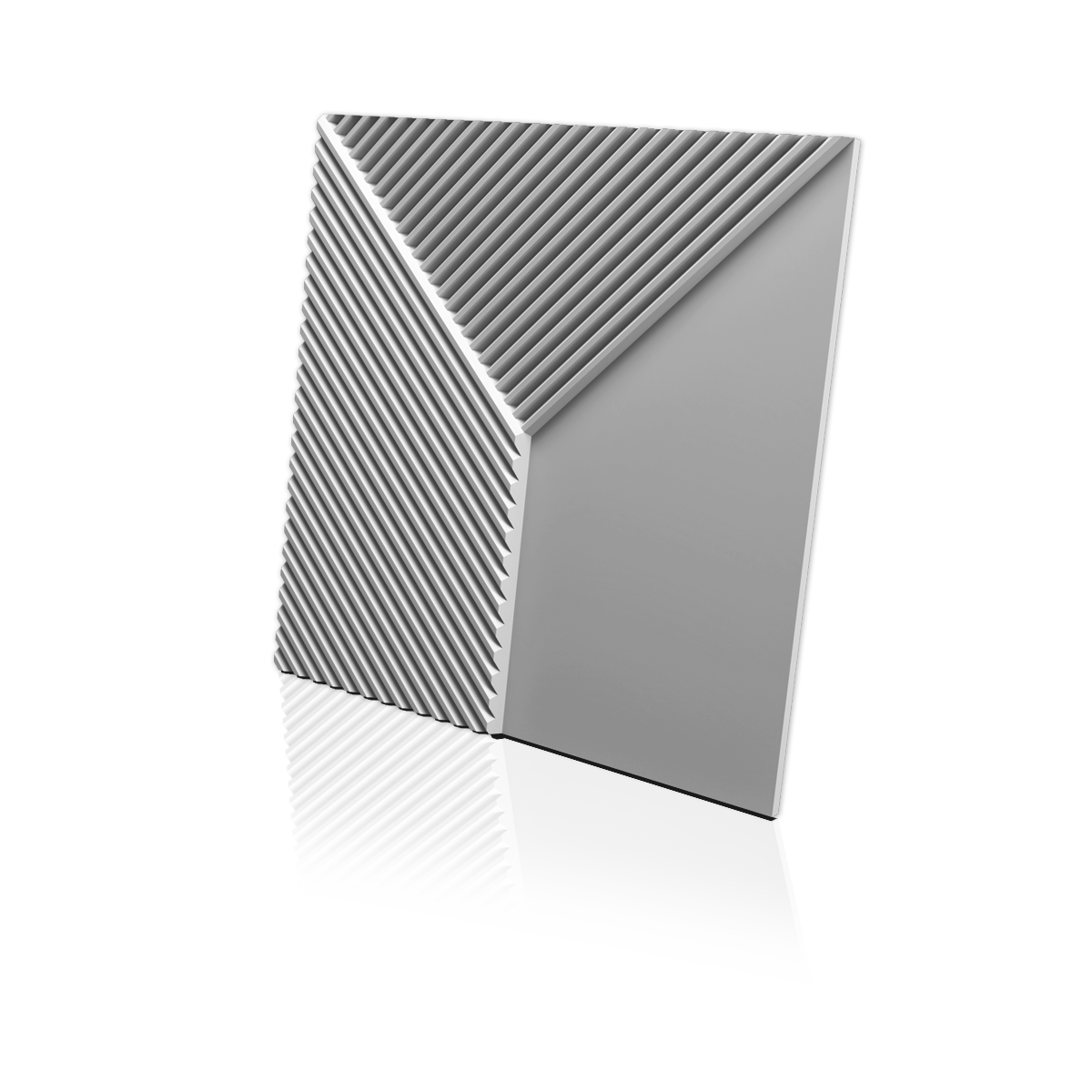 3D Дизайнерская панель из гипса ARCHIMED 3 600x600 мм, 0.36 м2