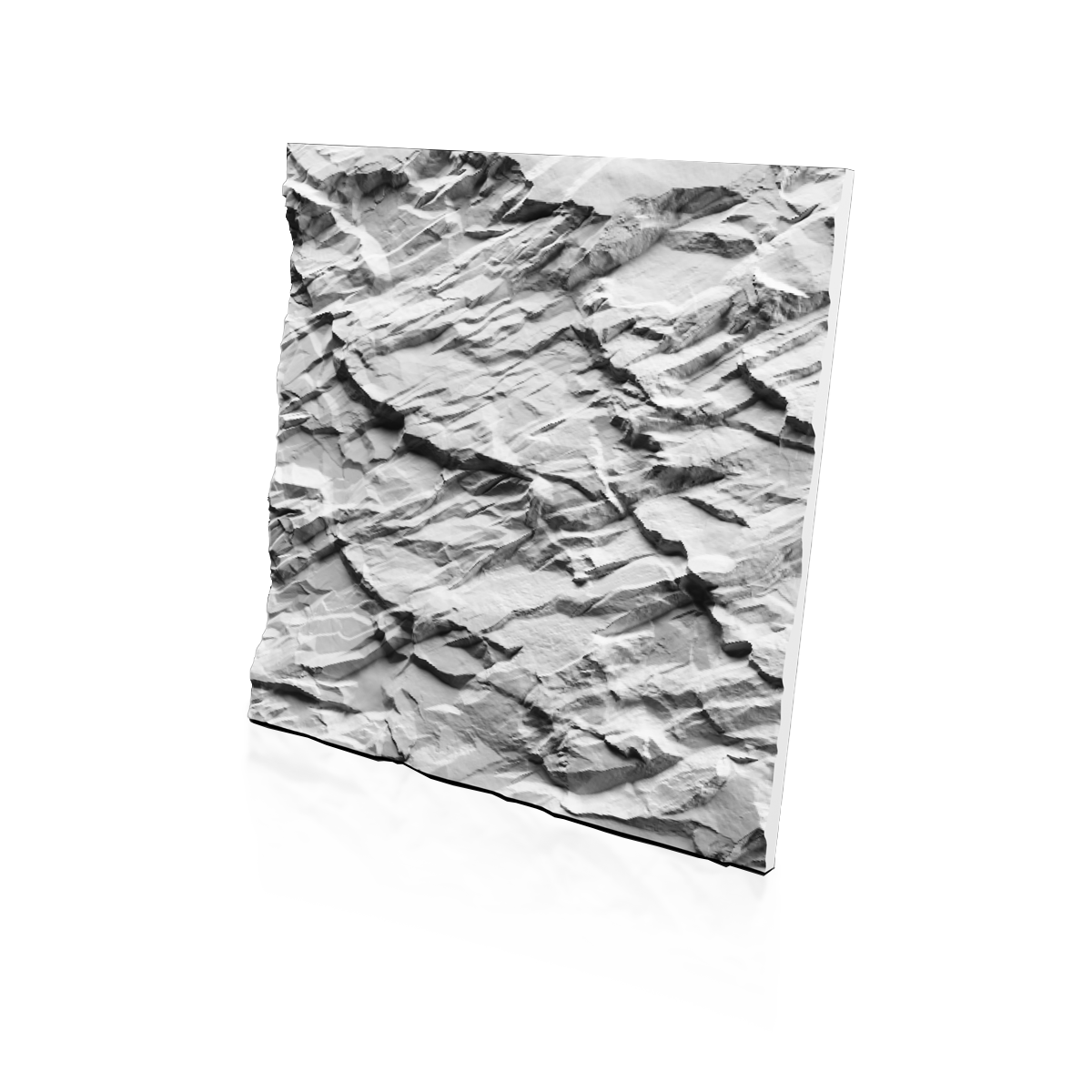 3D Дизайнерская панель из гипса ATACAMA-1  600х600 мм, 0.36 м2