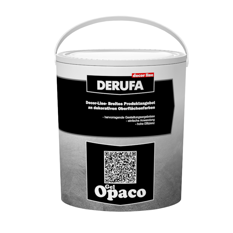 Защитное декоративное покрытие DERUFA DECORLINE Gel Opaco матовый (1кг)