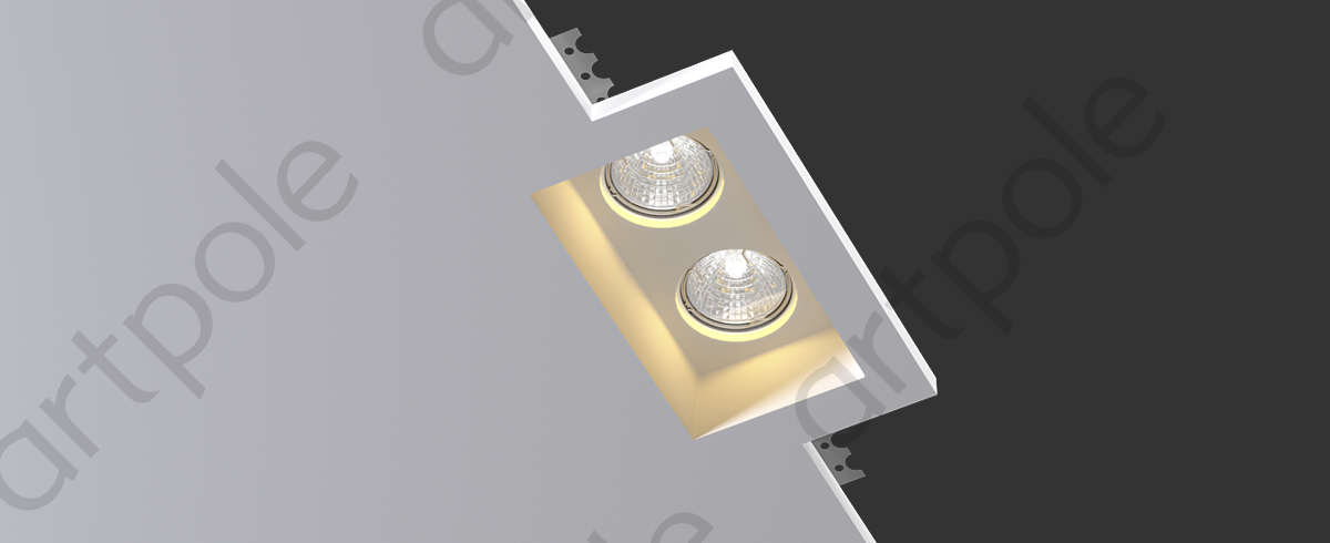 Гипсовый светильник 195х125х50 SGS3