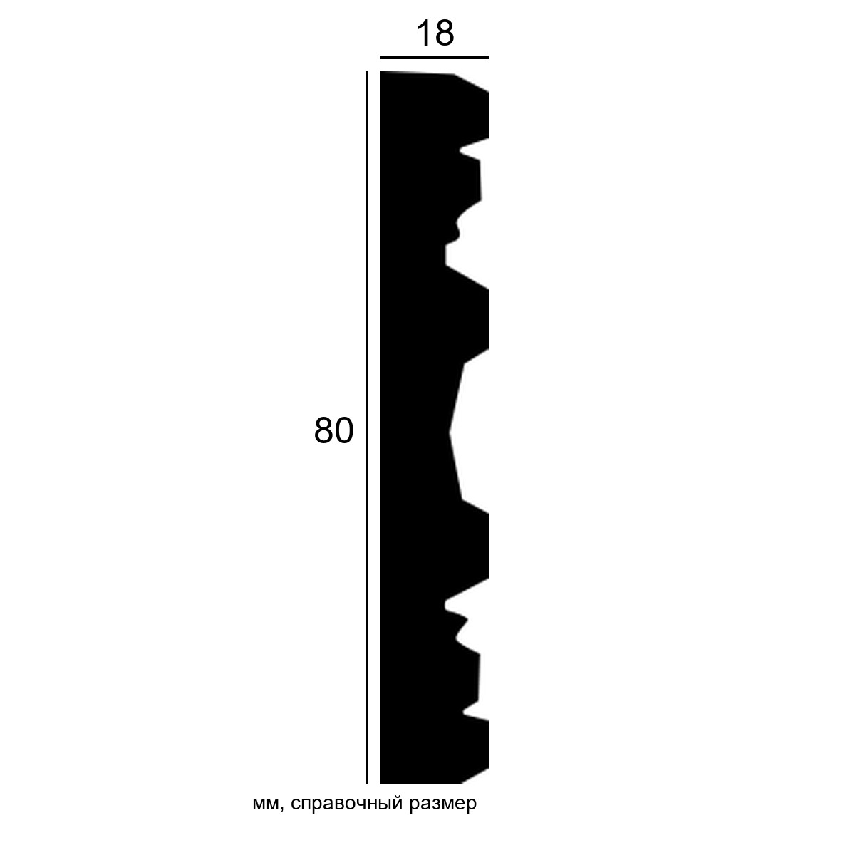 Молдинг гибкий 1.51.503 снято с производства