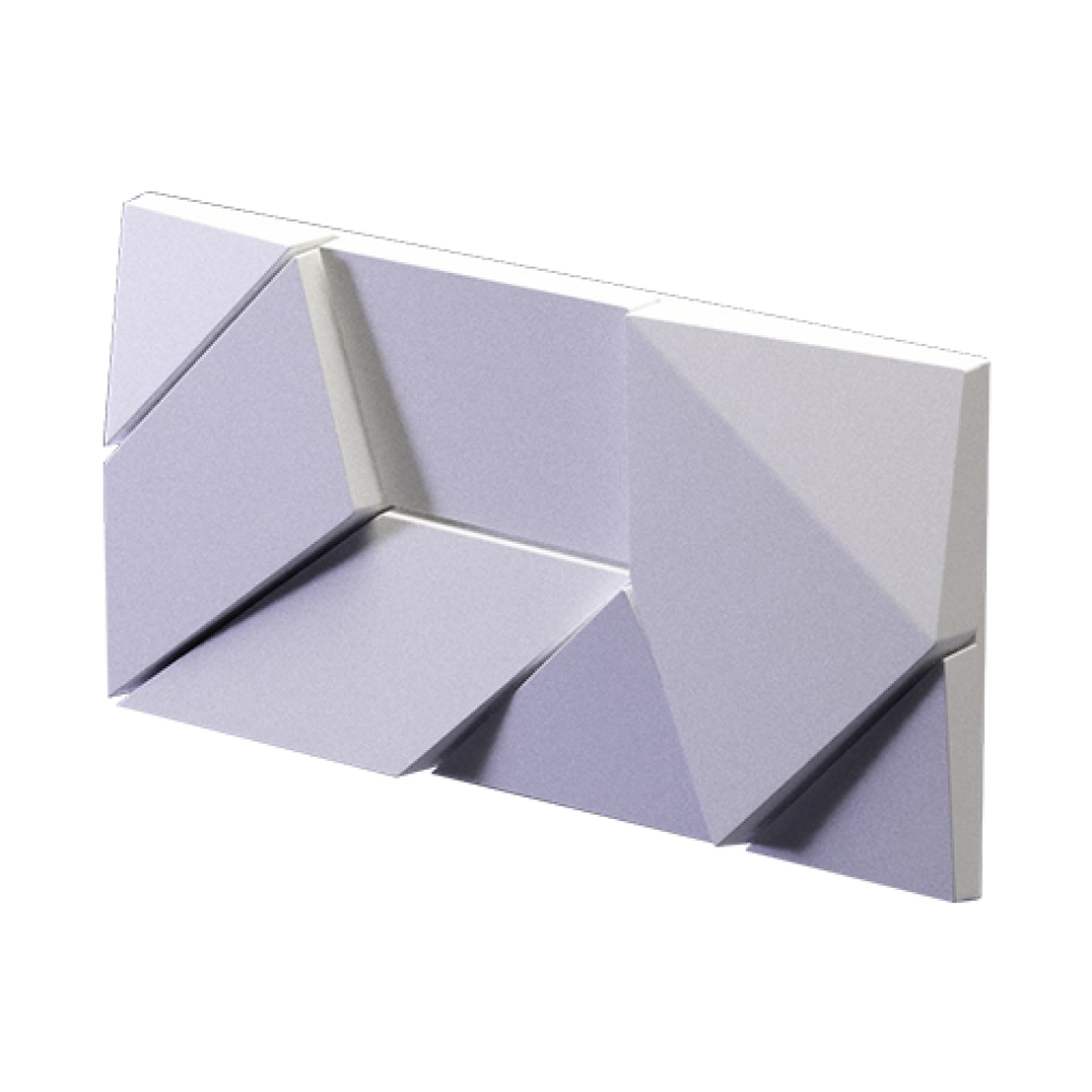 3D Дизайнерская панель из гипса ORIGAMI 0.033 m2