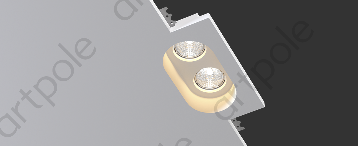 Гипсовый светильник  195х125х50 SGS7