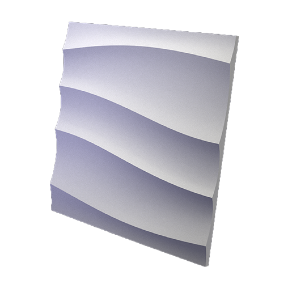 3D Дизайнерская панель из гипса Smoke-2 0.4225 m2