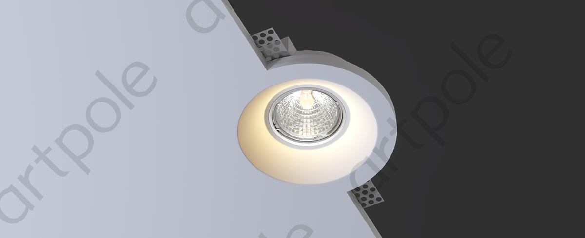 Гипсовый светильник  120х40 SGS19