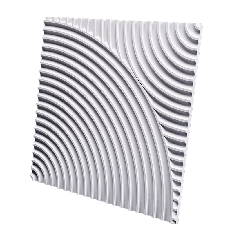 3D Дизайнерская панель из гипса PALLADA 4  600*600 0.36 m2