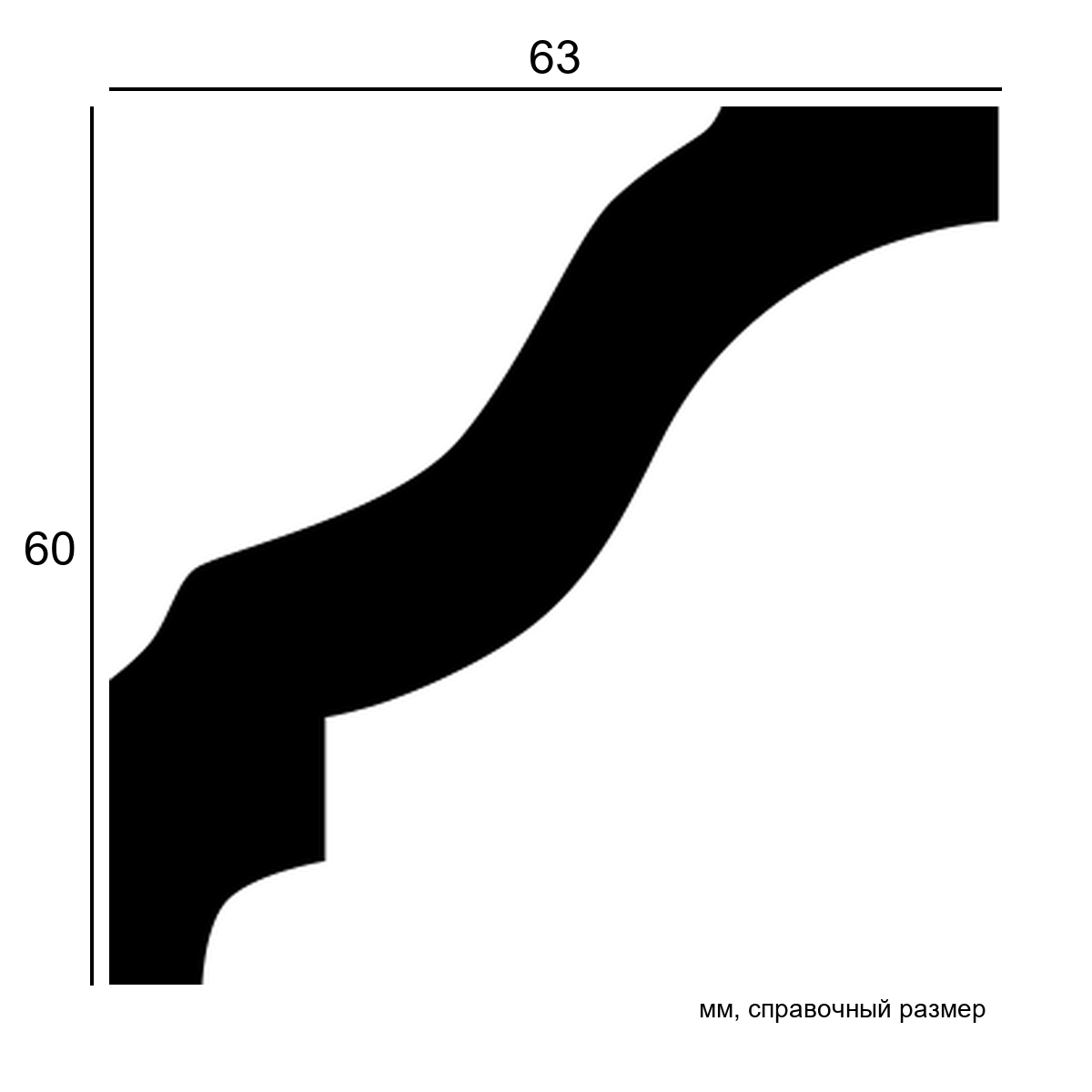 Карниз гибкий 1.50.105