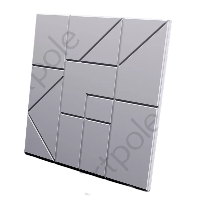 3D Дизайнерская панель из гипса SPLIT 600*600 0.36 m2