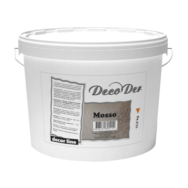 Покрытие декоративное DERUFA DECORLINE Mosso (15кг)