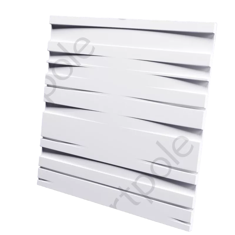 3D Дизайнерская панель из гипса BRASH 600*600мм, 0,36м2