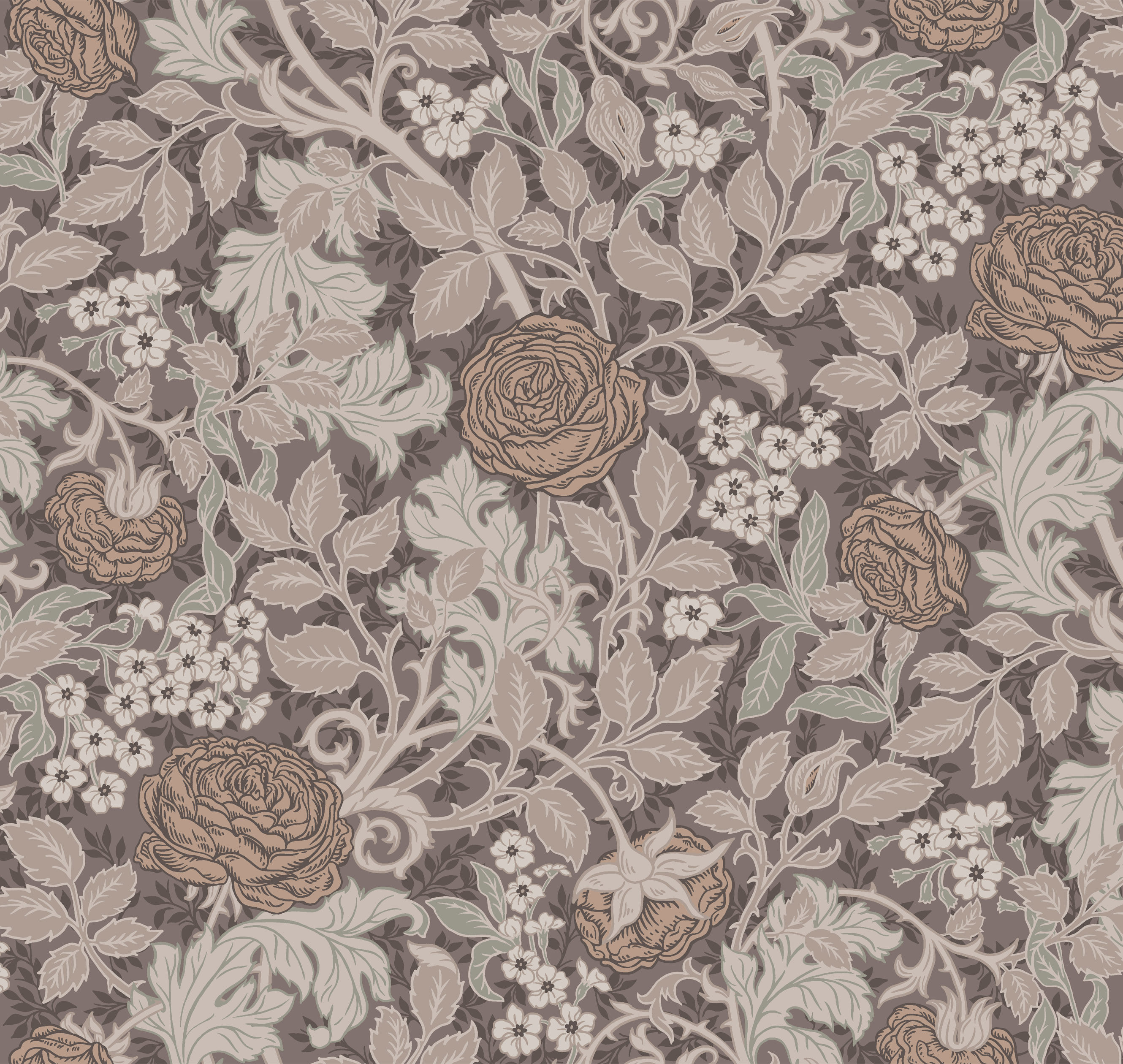 Обои British Garden BRIT 12 012  (10,05 х 1 м)