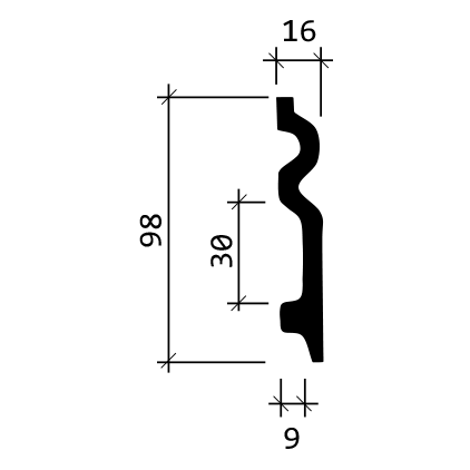 Плинтус гибкий 1.53.109