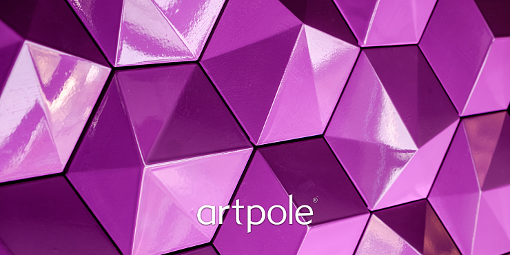 3D Дизайнерская панель из гипса CUBE-Ex2 PLATINUM МАТОВЫЕ 200x173x29 мм, 0.026м2, 38,5 шт. в 1 м2