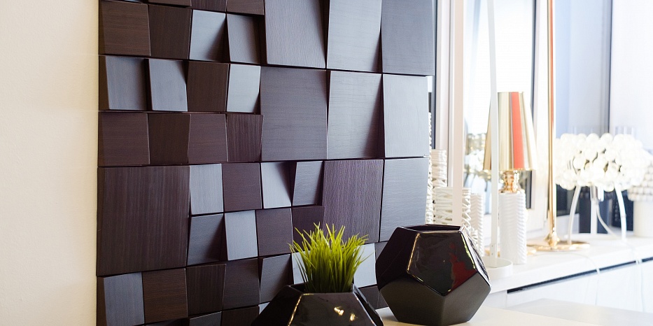 3D Дизайнерская панель из гипса KVADRO-gamma 0.04 m2