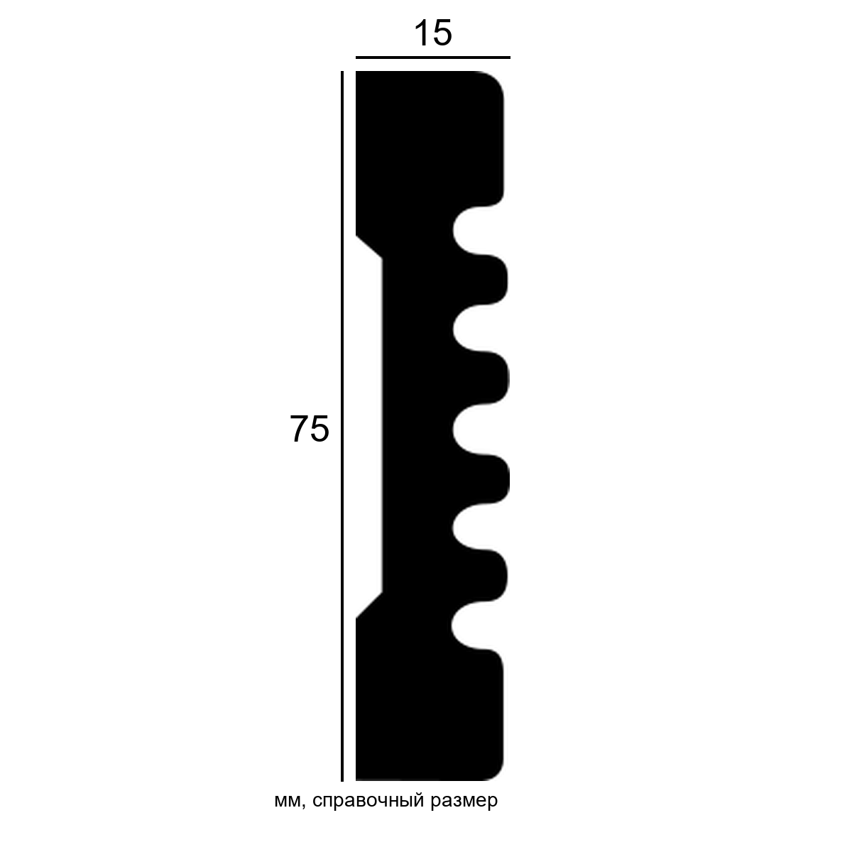 Молдинг гибкий 1.51.370