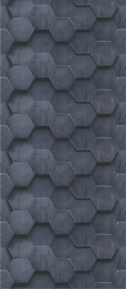 Панель АКП Артикул HB-14,3 2500*1200*4 Коллекция HEXAGONS