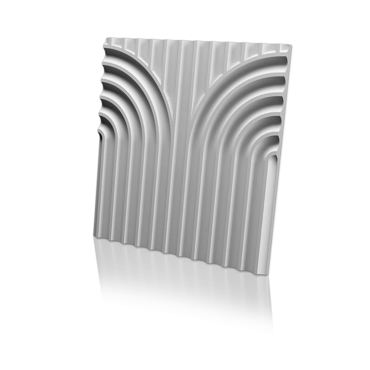 3D Дизайнерская панель из гипса KARFAGEN 2 600*600 0.36 m2