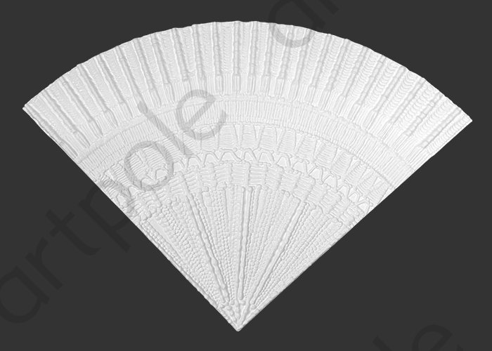 3D Дизайнерское панно из гипса GELIOS 2700х2700х32 мм, 7.29 м2