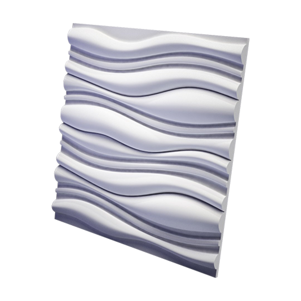 3D Дизайнерская панель из гипса FORCE B 600x600 мм, 0.36 м2