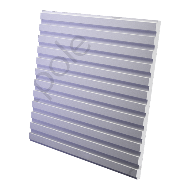 3D Дизайнерская панель из гипса VECTOR, 600x600 мм, 0,36 м2