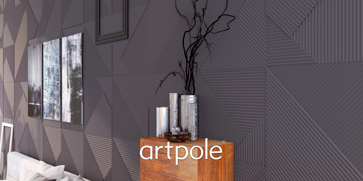 3D Дизайнерская панель из гипса FIELDS-2 0.36 m2