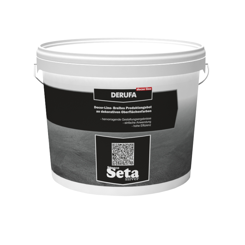Покрытие декоративное DERUFA DECORLINE Seta silver (3кг)
