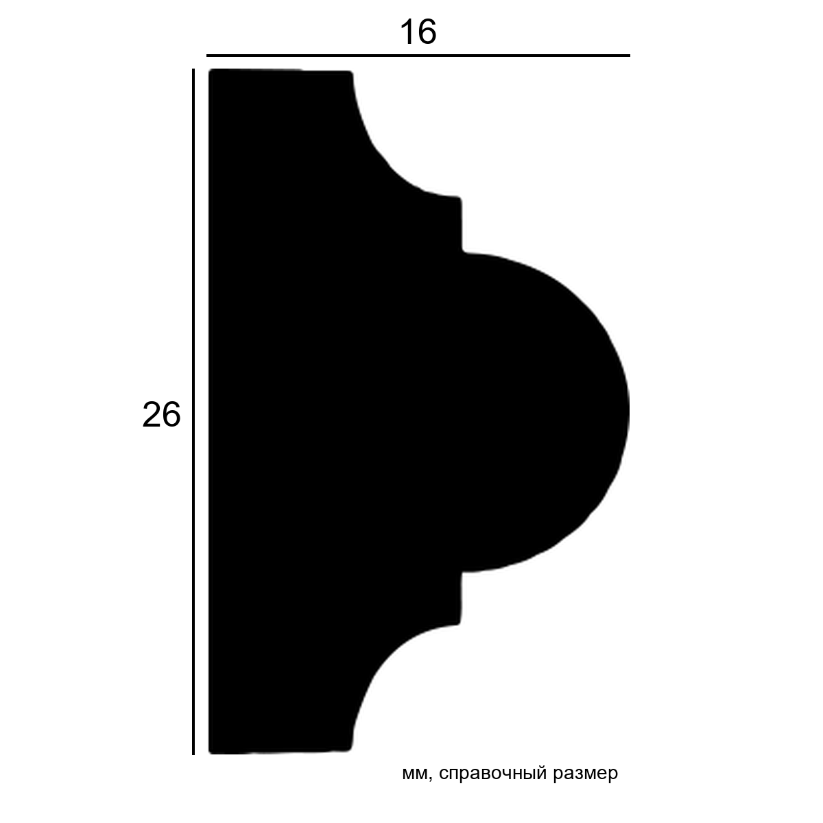 Молдинг гибкий 1.51.353