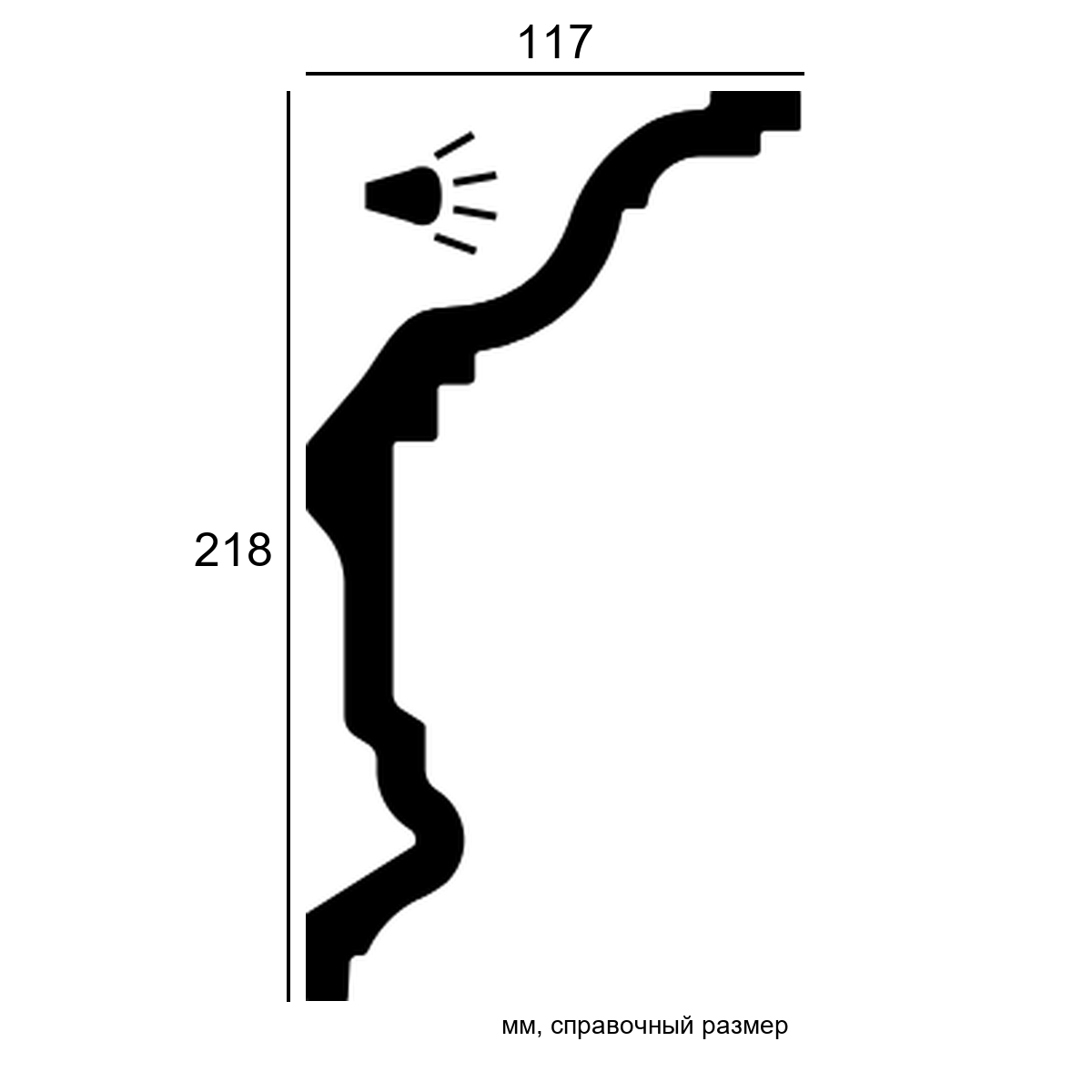 Карниз гибкий 1.50.132
