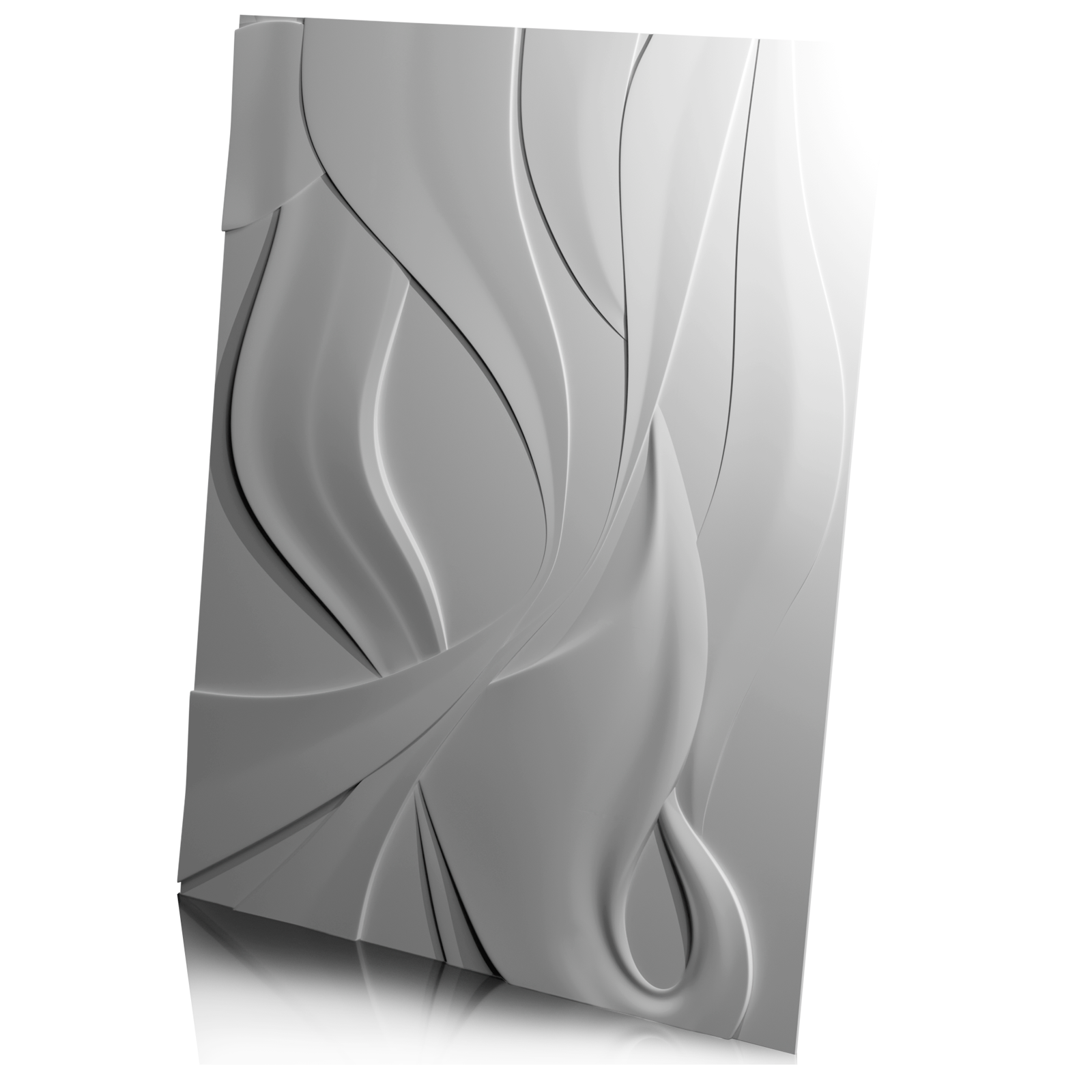 3D Дизайнерская панель из гипса ПАННО FLAME 3000х2400
