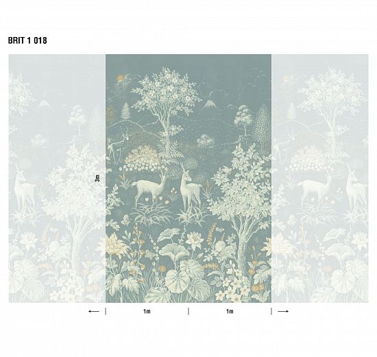 Панно British Style Forest BRIT 1 018, кв.м.