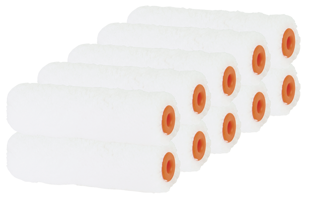 Пак 10 Шубка Мини Микрофибра Blanc, 10 см