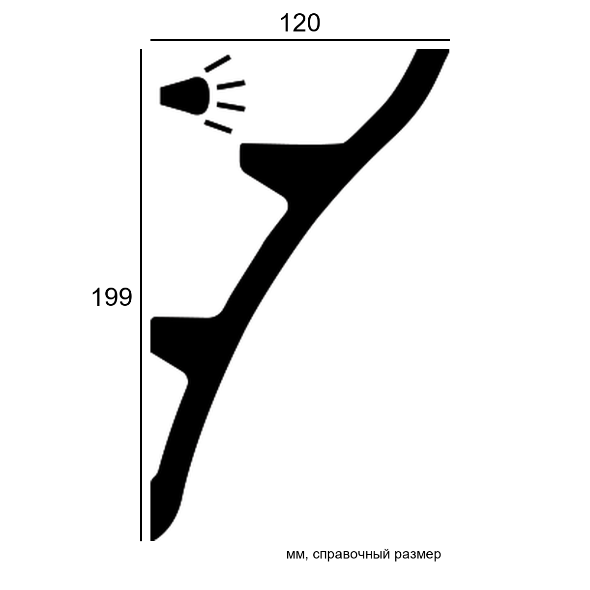 Карниз 1.50.624
