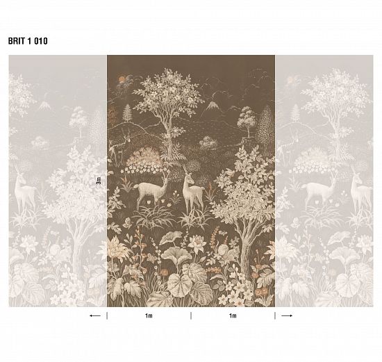 Панно British Style Forest BRIT 1 010, кв.м.