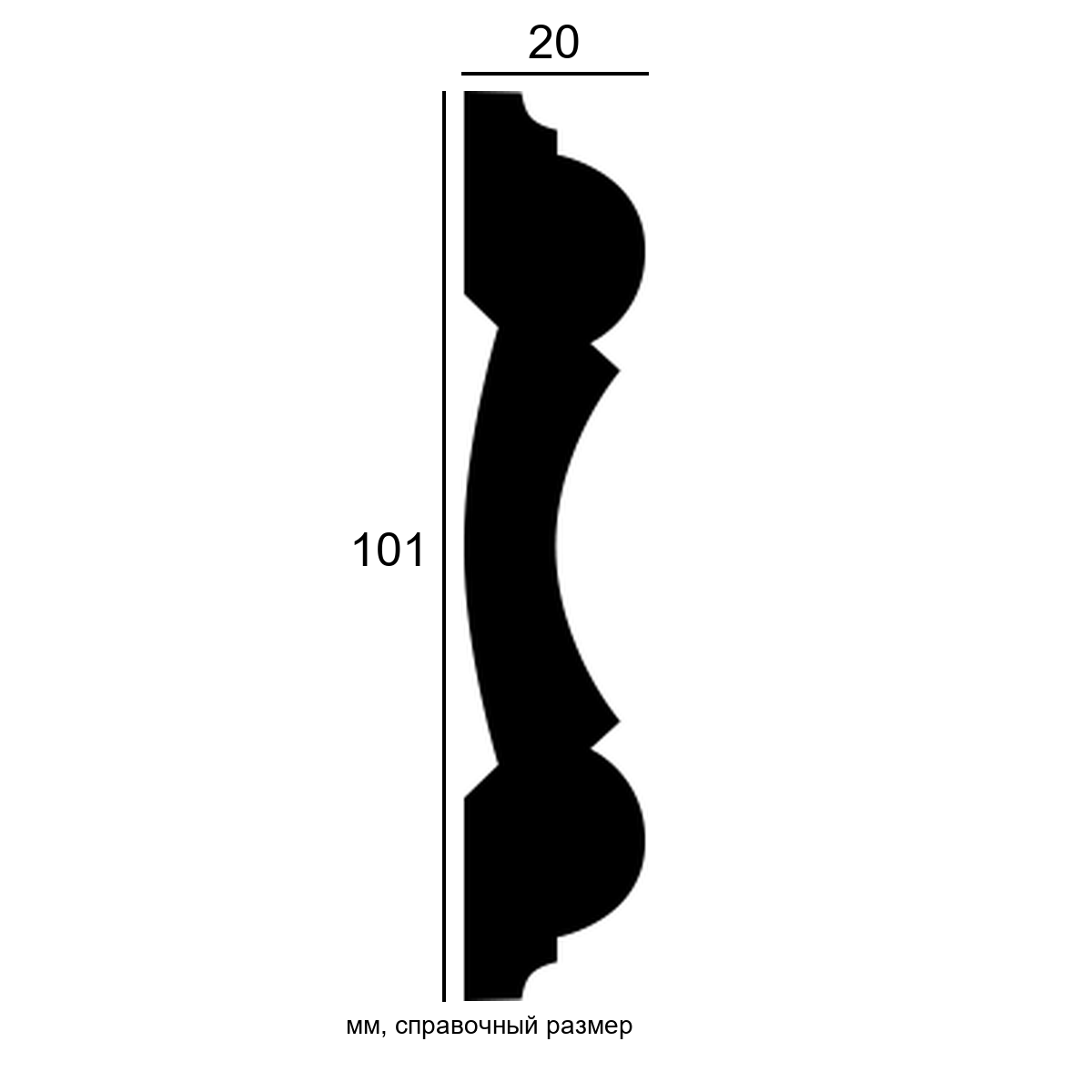 Молдинг гибкий 1.51.317