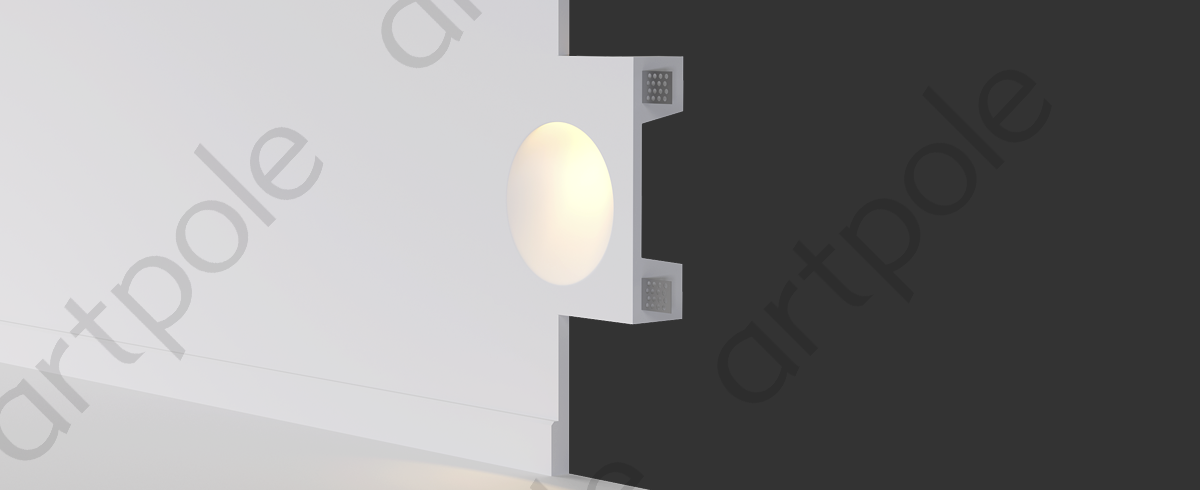 Гипсовый светильник  250х210х80 SGS23